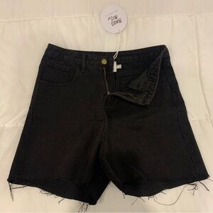 PRINCESS POLLY - High-Waisted Lose-Fit Denim Jean Shorts - Women’s 6